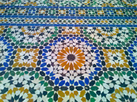 lets go 2 morocco. zellig tiles.marrakech